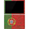 Portuguese Flag Dark Wood Surface Pro 7 Skin